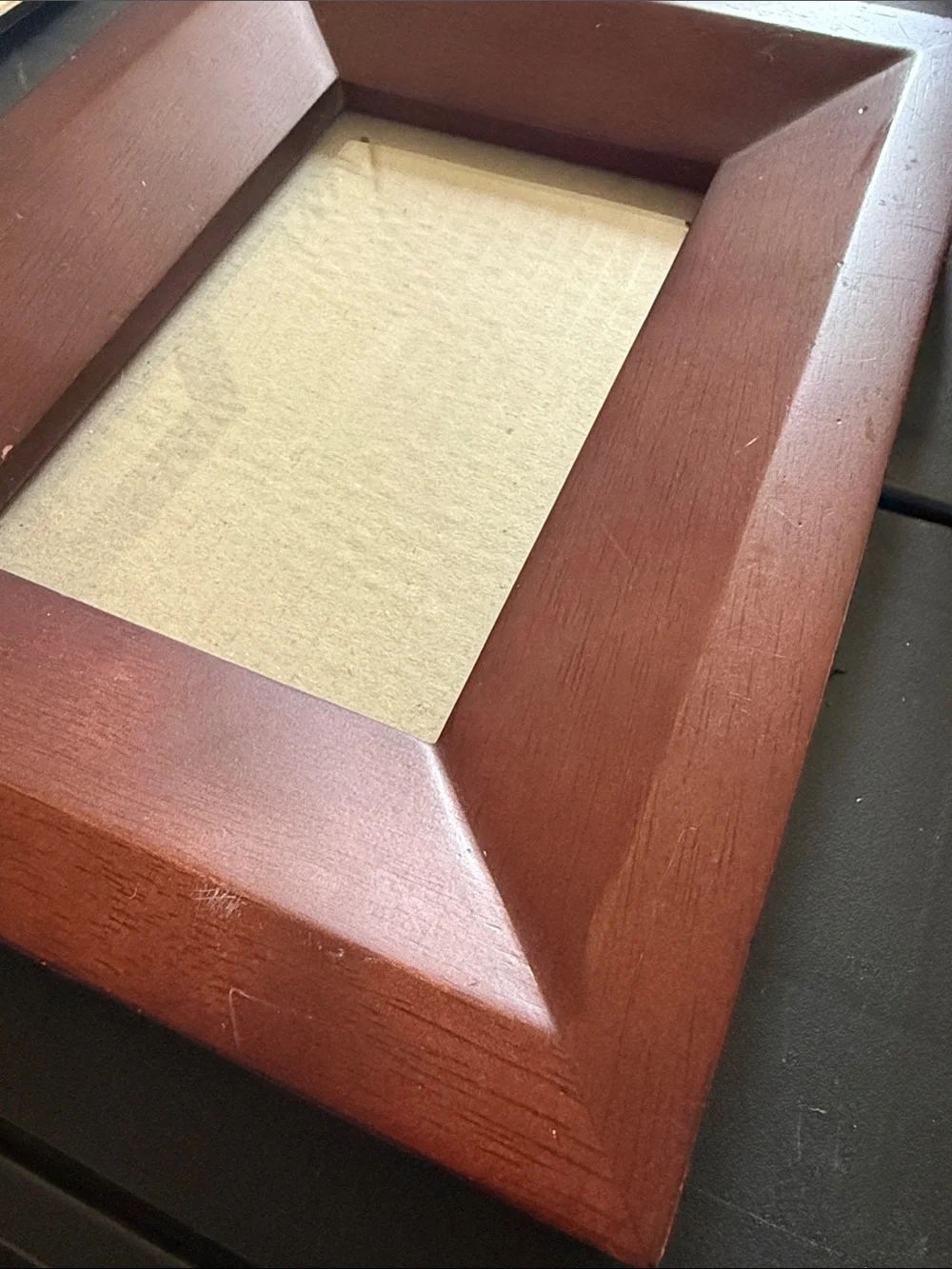 Classic Wooden Picture Frame in Cherry Brown